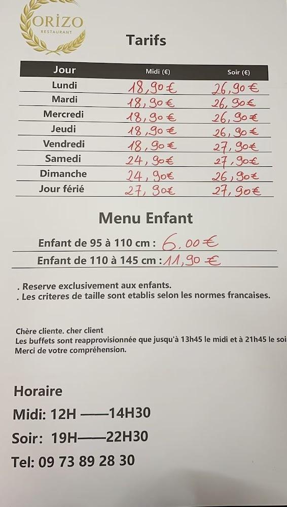 Buffet d'Etoile - Menu Image 1